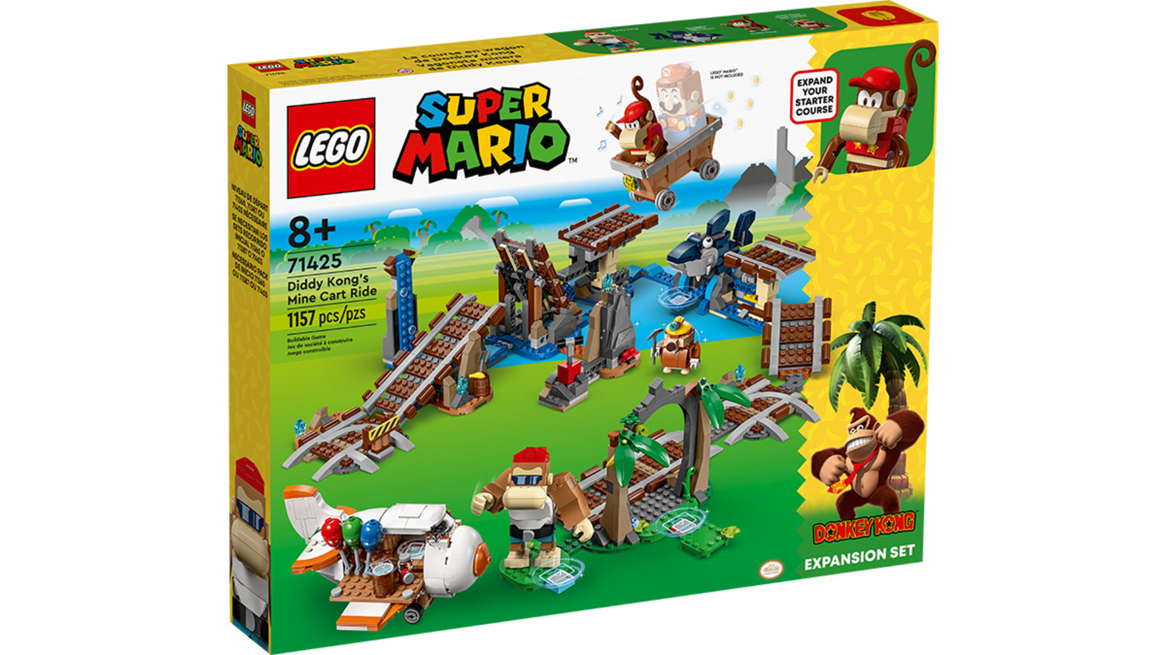 LEGO Super Mario 71425 Diddy Kong s Mine Cart Ride Expansion Set